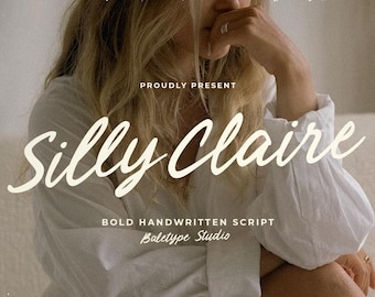 シリー・クレア - 大胆な手書き文字