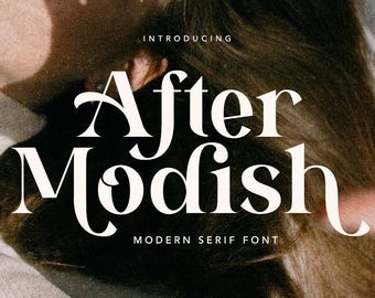 After Modish: 結婚式の招待状に最適なモダンな太字セリフフォント