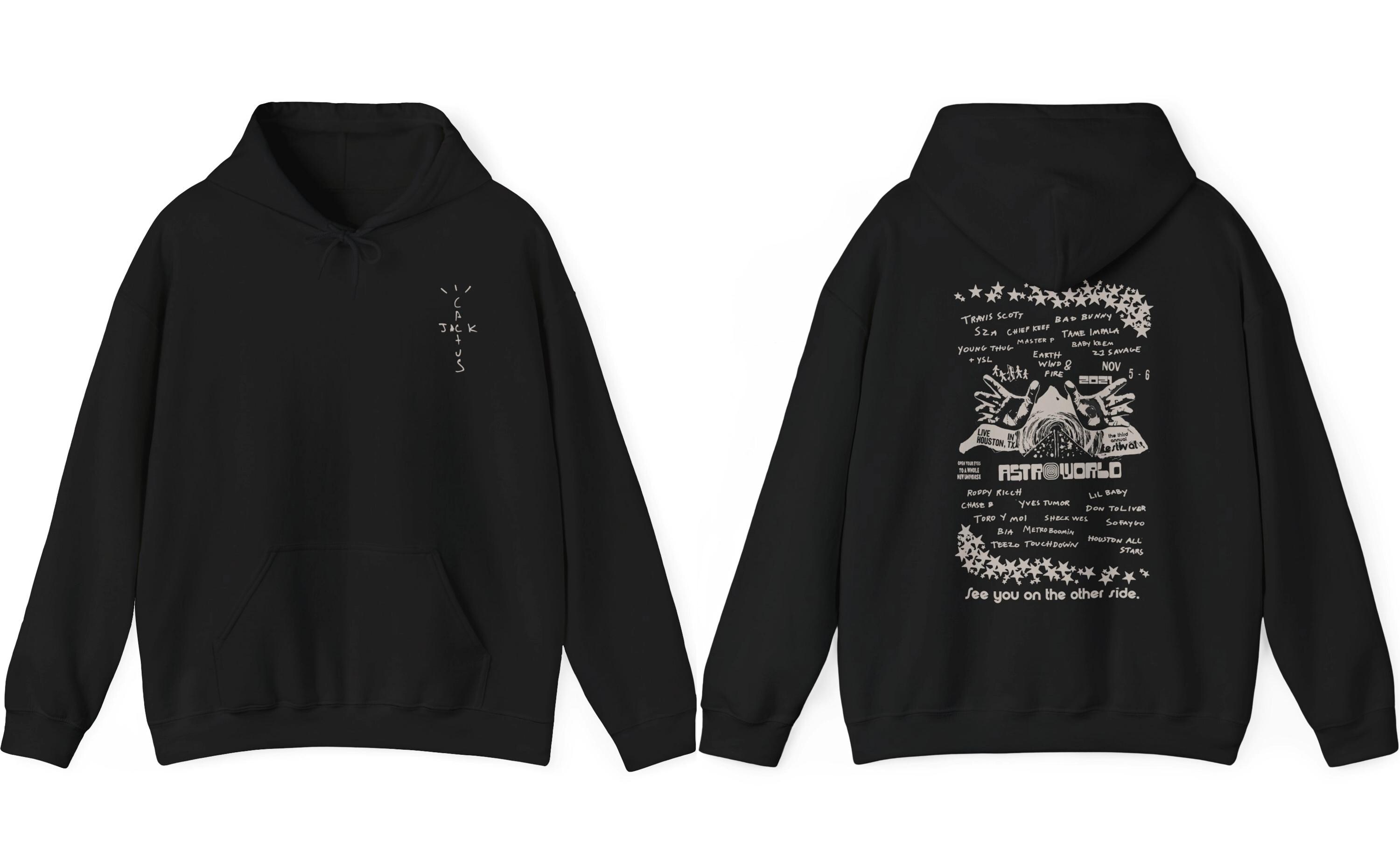 Travis Scott Hoodie Etsy UK