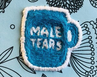 Patch - Male Tears Mug (Blue)
