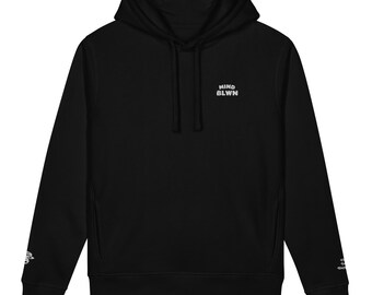 Sweat à capuche bio MIND BLWN | Logo brodé | Streetwear durable unisexe