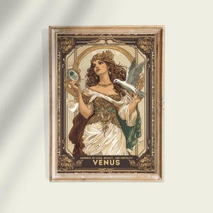 Venus Göttin Poster, römische Göttin Venus, Göttin der Liebe, Schönheit und Fruchtbarkeit, römische Mythologie, antike Kunst Roms Bild 5