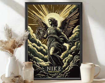 Poster della dea Persefone, dea greca Persefone, dea greca, mitologia greca, arte greca antica, dea della primavera, regina degli inferi
