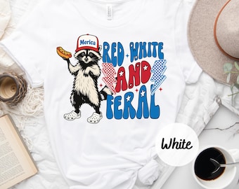 4th of July Shirt, Red White and Feral Shirt, Independence Day, America Shirt, Funny USA Tee, Patriotic Shirt, Patriotic Gift, Freedom Tee