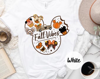 Disney Fall Shirt, Mickey Fall Vibes Shirt, Fall Break Shirt, Disney Halloween Shirt, Thanksgiving Shirt, Disney Family Trip Shirt