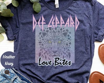 Def Leppard Love Bites Shirt, Def Leppard T-Shirt, Band Shirt, Band Tee, Concert Shirt, Band Tshirt, Oversized Shirt, Music Festival Shir
