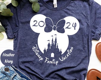 Disney Family Trip 2024 Shirt,Disney Trip 2024 Tshirt,Custom Disney Family Trip Tee,Disney Custom Trip Shirt,Custom Disney Family Vacation