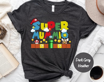 Nintendo Super Mario T-shirt Princess Peach Shirt Vintage Super Mario And Luigi Tee Mario Kid Shirt Nintendo Shirt Disneyland Vacation Trip