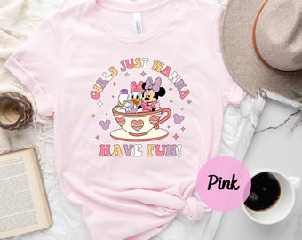 Disney Minnie Daisy Summer Shirt, Girls Just Wanna Have Sun, Disney Besties Shirt, Disneyworld Shirt, Disney Summer Shirt