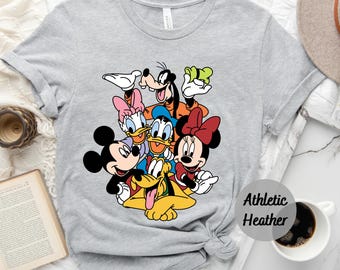 Disney Characters Shirts, Matching Disney Shirts, Mickey Friends, Disney Family Shirt, Mickey And His Friends Shirt