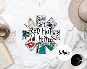 Red Hot Chili Peppers T-Shirt , Red Hot Chili Peppers Tour Shirt , RHCP Graphic Unisex T-Shirt