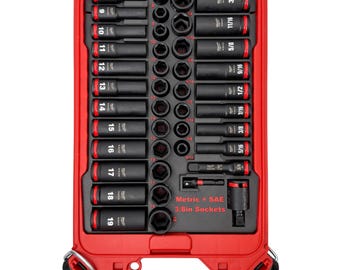Kit di bussole Milwaukee da 3/8" 43 pezzi 49-66-7009 Inserto - Organizzatore di utensili Milwaukee PACKOUT