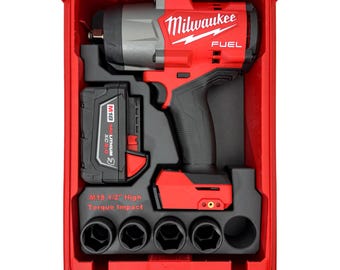 Inserto per avvitatore a impulsi ad alta coppia M18 da 1/2" 2967-20 - Organizzatore di utensili Milwaukee PACKOUT