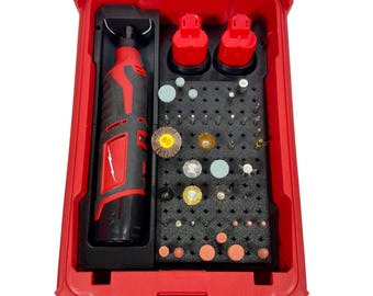 Inserto organizer per utensili rotanti M12 per Packout 48-22-8435, per riporre utensili, batterie e punte.