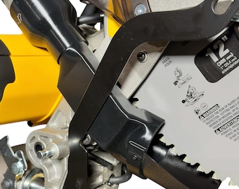 Aggiornamento della porta di aspirazione della polvere per sega troncatrice DeWalt DWS779/780, qualità Made in USA.