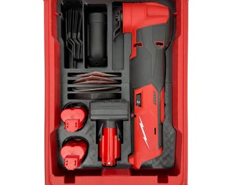 Inserto per utensile multifunzione Milwaukee M12 2526-20, compatibile con l'organizer compatto Packout 48-22-8435, per riporre utensili, batterie e accessori.