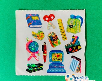 Vintage Sandylion Back School Supplies  - Prismatic Module Stickers