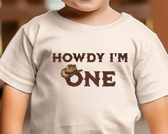 Boys First Birthday Shirt: Cowboy Rodeo Outfit