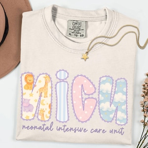 NICU Nurse Shirt, Neonatal Intensive Care Unit Apparel, Pediatric Nurse Gift, Soft Comfort Colors Tee, NICU Nurse Sweater, Nurse Graduation