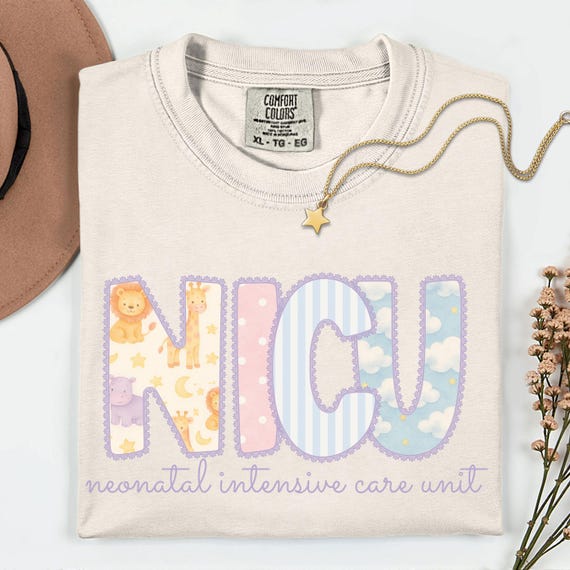 NICU Nurse Shirt, NICU Nurse Comfort Colors TShirt, Neonatal NICU Nurse Gift, Baby Nurse Tee, New Nicu Crew Shirt, Nurse Appreciation Shirt