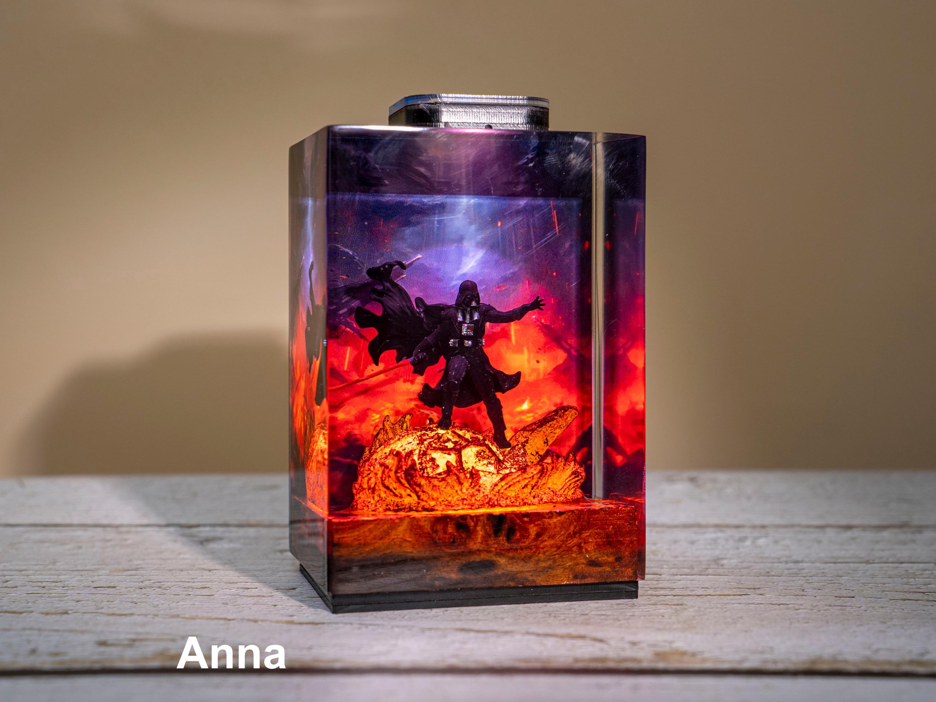 Star Wars Kylo Ren LED Tischlampe – 25 Cm Hoch, Schwarzer Kunststoff, Mood Light Mit Look ALite-Technologie