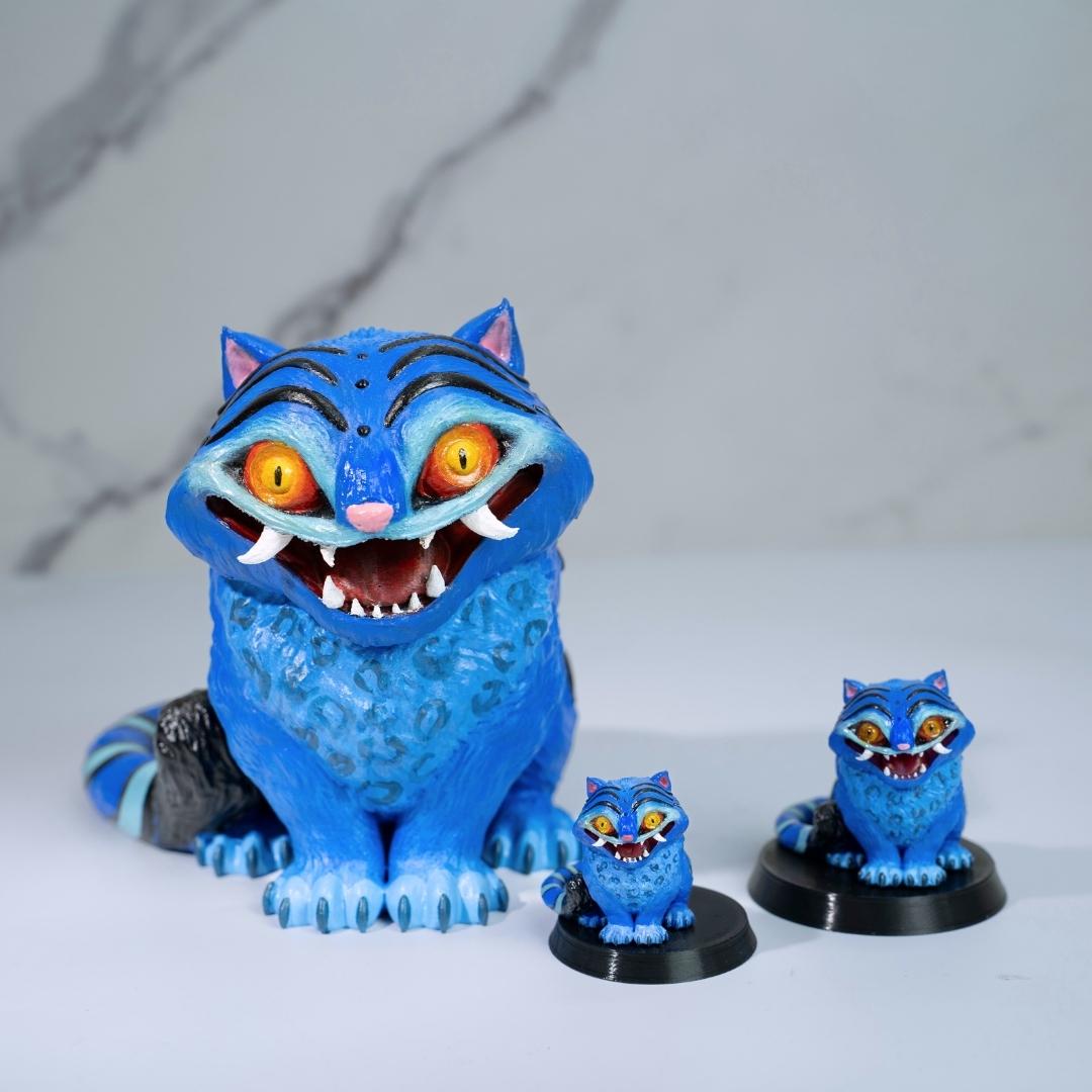 Cheshire Cat Plush Blue - Etsy