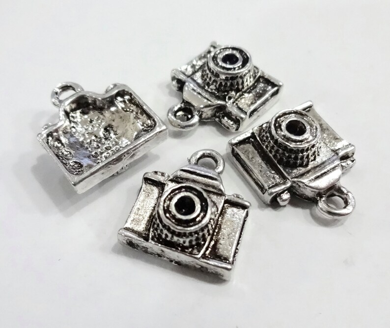 10 Charms, Camera Charms 14x12.5x5mm ITEM:BU14 image 2