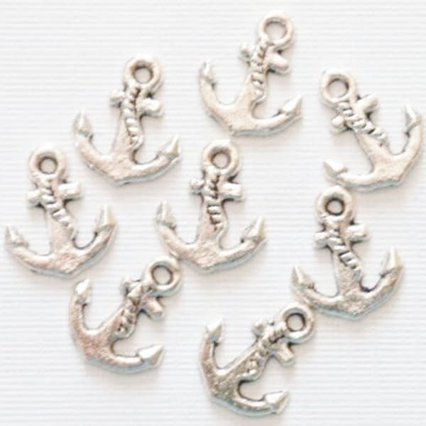 10 Charms,  Anchor Charms 15X17mm ITEM:AM19