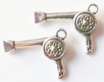 10 Charms, Hair Blowdryer Charms 22x17mm (3D double sided) Item:C8