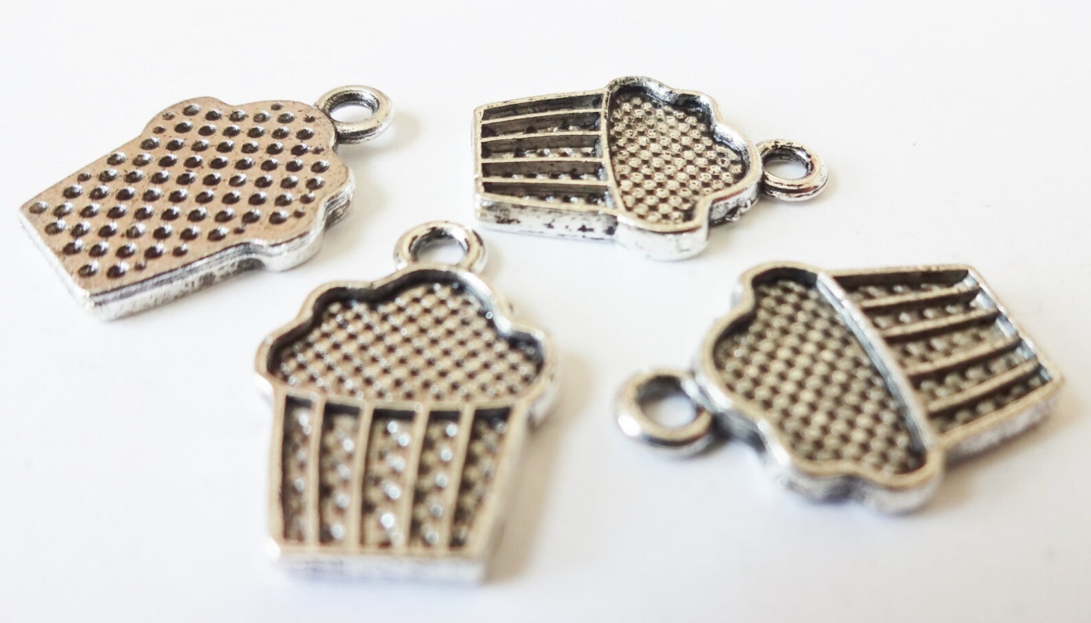 50 BULK Cupcake Muffin Charms 16x11x2mm ITEMR9 Etsy