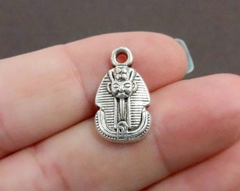 10 Charms, Egyptian Pharaoh, Egypt, Charm 18x11x3mm ITEM:BU2