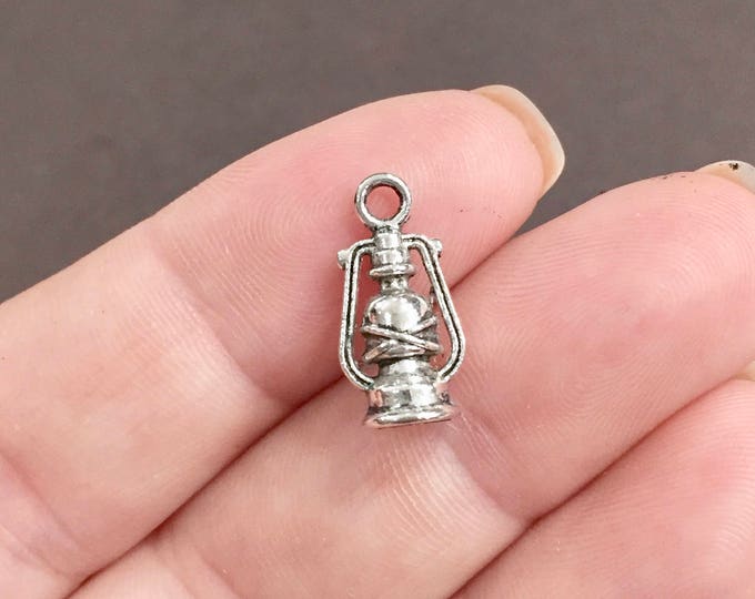 50 Bulk Lantern Oil Lamp Light Camping Charms 3D Etsy