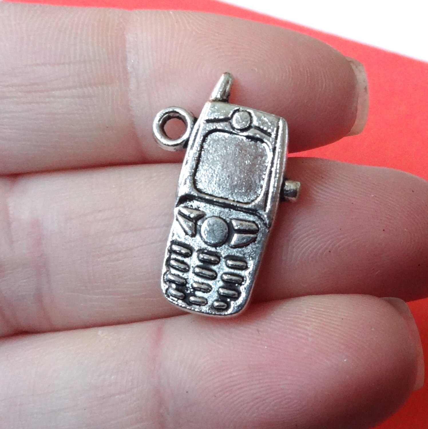 10 Charms Cell Phone Charms 24x16x2.4mm ITEMY10 Etsy