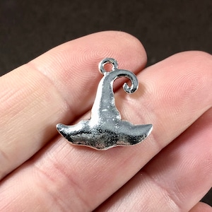 10 Charms, Witch, Hat, Halloween, Charm 20x20x2.5mm hole:1.5 SH572