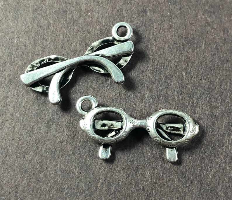 10 Sunglass Sunglasses Eyeglasses Charms 3D 11.5x22x3mm Etsy