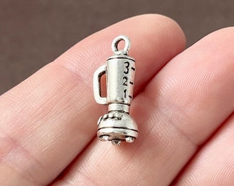 10 Charms, Blender, Mixer, Kitchen, 3D,  Charm 21x9x7.3mm hole 1.6mm ITEM:AT22