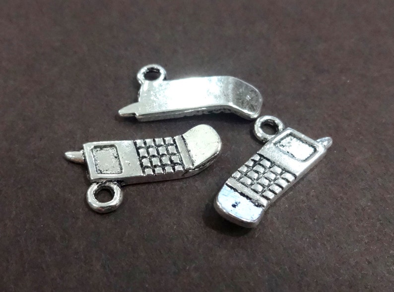 50 bulk Cell Phone Charms 19x10mm ITEMY11 Etsy