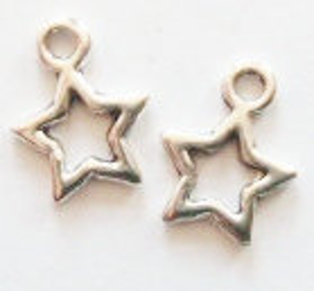 30 Charms, Star, Charm 9x12x1mm Item:b2 - Etsy