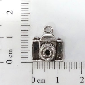 10 Charms, Camera Charms 14x12.5x5mm ITEM:BU14 image 3