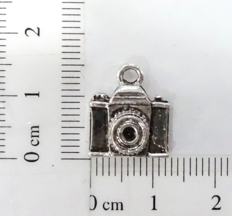 10 Charms, Camera Charms 14x12.5x5mm ITEM:BU14 image 3