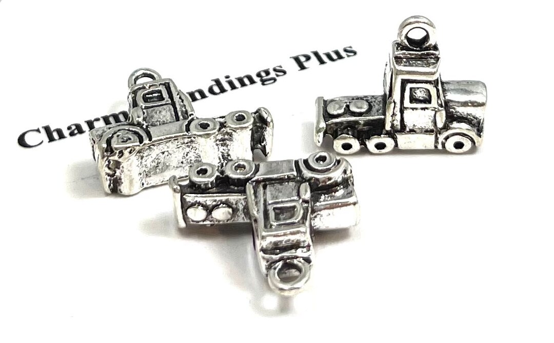 5 Charms, Semi Truck, Charm, Pendant 19x16x6.8mm Hole 2mm ITEMBC23 Etsy