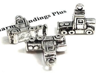 5 Charms, Semi Truck, Charm, Pendant 19x16x6.8mm Hole 2mm ITEM:BC23