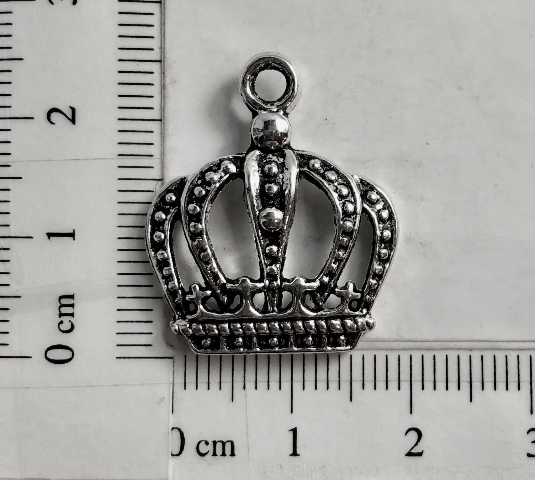 Buy 10 Charms, Prince, King, Queen, Crown, Charm 23.5x20x3.5mm