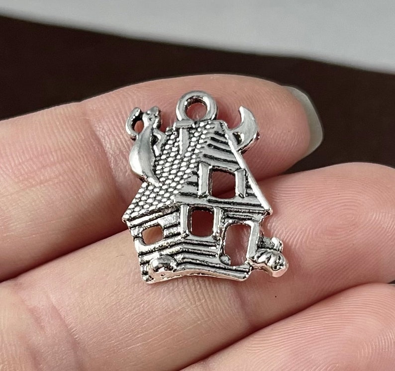 50pc S/S Plated Halloween Haunted Ghost Charms 5662 50pc S/S Plated Halloween Haunted Ghost Charms 5662
