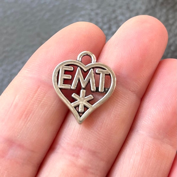 10 Charms, EMT, Paramedic, Hospital, Medical, Charm 20x17mm