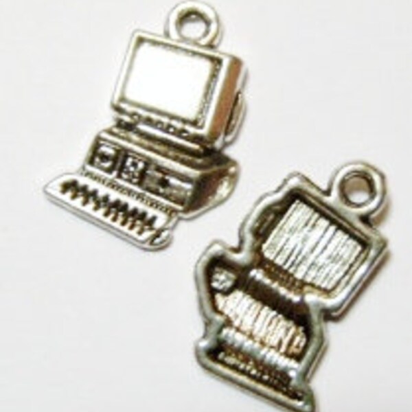 10 Charms, Computer Charm 17.5x12mm  SH235