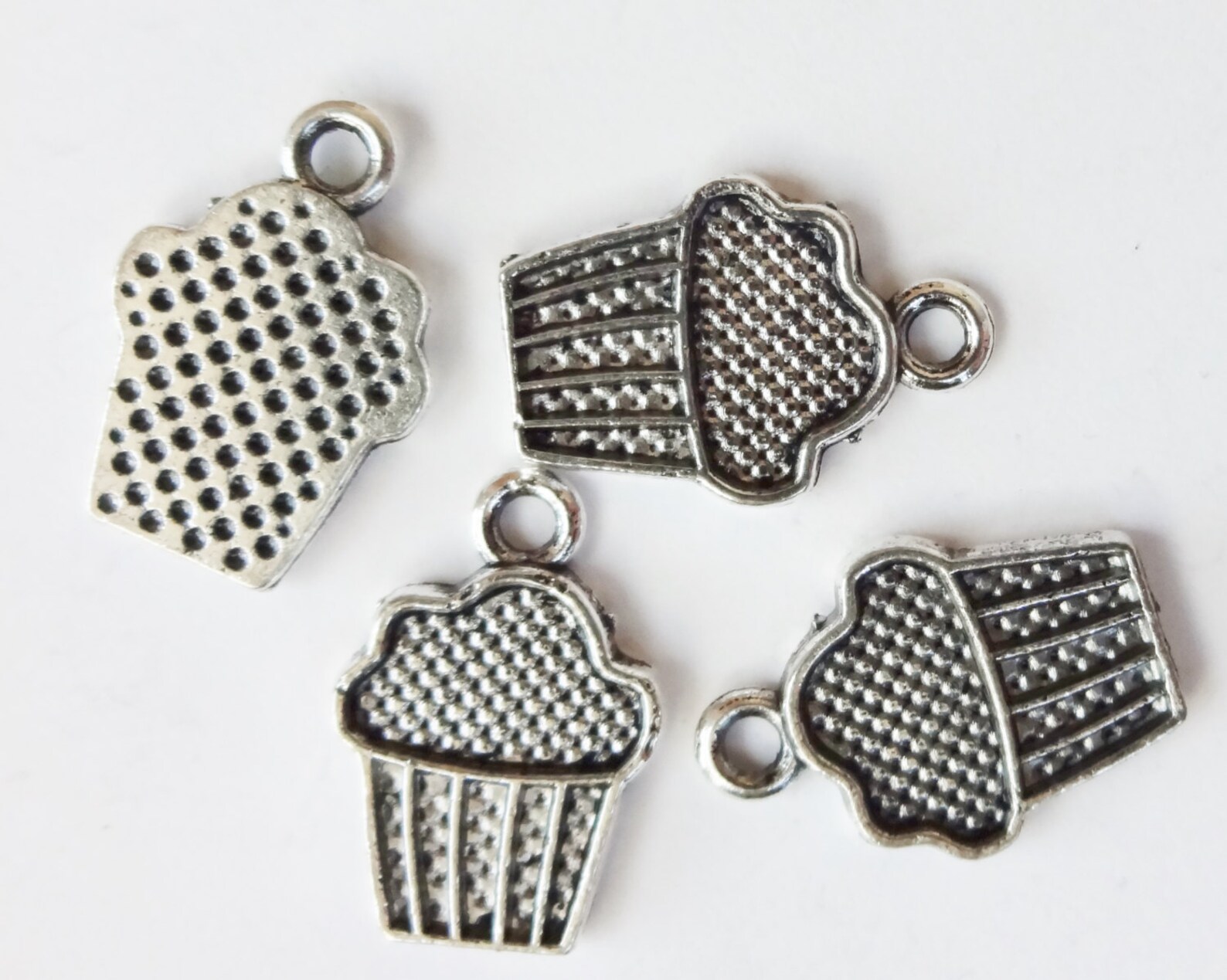 50 BULK Cupcake Muffin Charms 16x11x2mm ITEMR9 Etsy