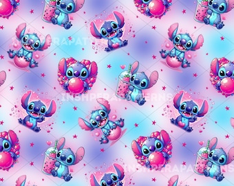 Digital stitch seamless pattern, Sublimation fabricfile, Summer Seamless Pattern Stitch Luau Digital Pattern, instant Download, Scrapbooking