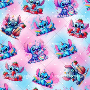 Best stitch seamless pattern, Sublimation fabric file, Digital Summer Seamless Pattern Stitch Luau Digital Pattern, instant Download