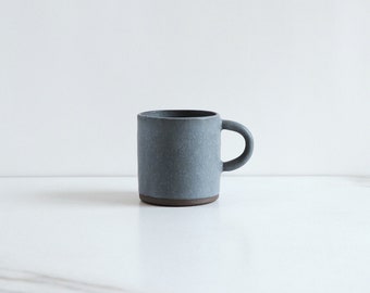 SALE : 6 oz mug , glazed in Slate.